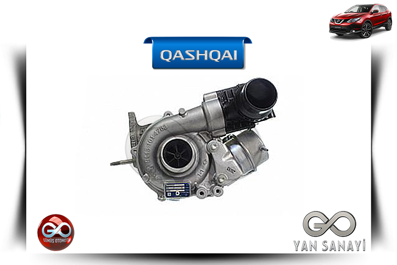 14450-1KB2A<br> KOMPLE TURBO<br> QASHQAI-J11E-K9K-1500 cc DİZEL - Gümüş Otomotiv