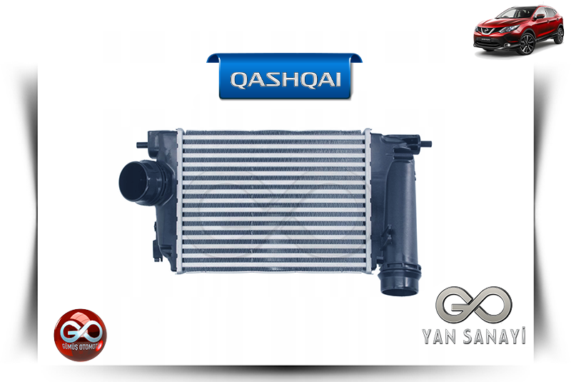 14461-4EA0A<br> INTERCOOLER RADYATÖRÜ<br> QASHQAI-J11E-K9K-1500 cc DİZEL - Gümüş Otomotiv