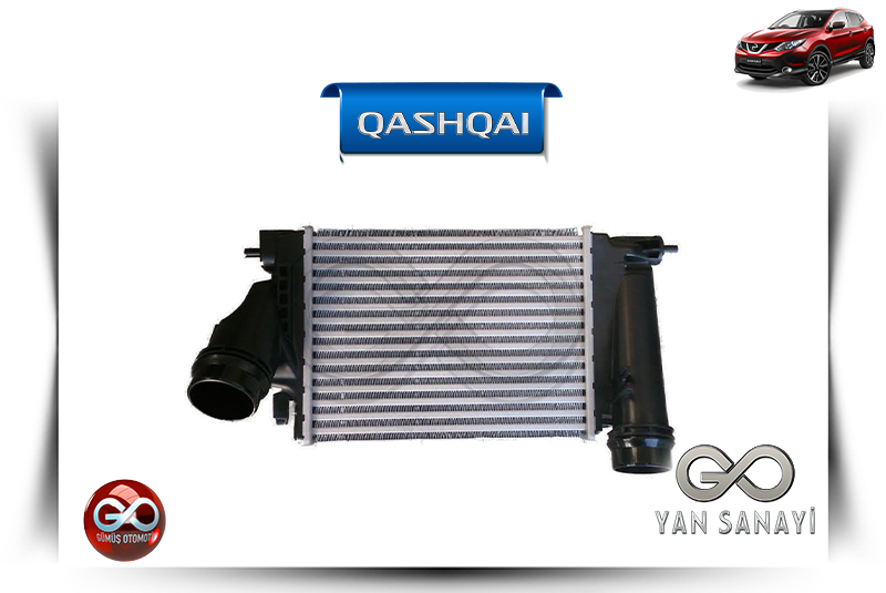 14461-4EB0A<br> INTERCOOLER RADYATÖRÜ<br> QASHQAI-J11E-R9M-1600 cc DİZEL - Gümüş Otomotiv