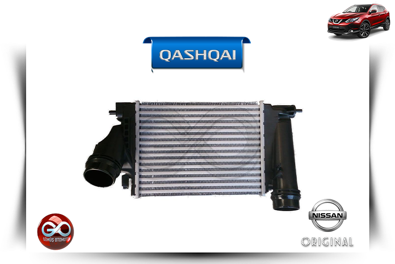 14461-4EB0A<br> INTERCOOLER RADYATÖRÜ<br> QASHQAI-J11E-R9M-1600 cc DİZEL - Gümüş Otomotiv