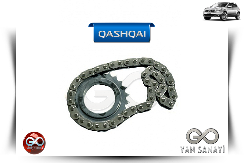 15041-00Q0A<br> KOMPLE YAĞ POMPASI ZİNCİR VE DİŞLİSİ<br> QASHQAI - J10E - MR20DE - 2000 cc DİZEL - Gümüş Otomotiv