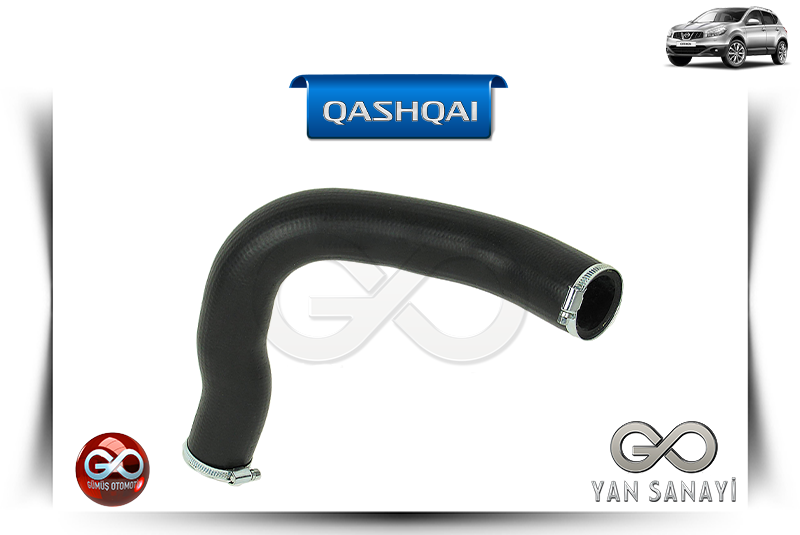 14463-JD72A<br> INTERCOOLER RADYATÖR HAVA GİRİŞ BORUSU<br> QASHQAI - J10E - MR20DE - 2000 cc DİZEL - Gümüş Otomotiv