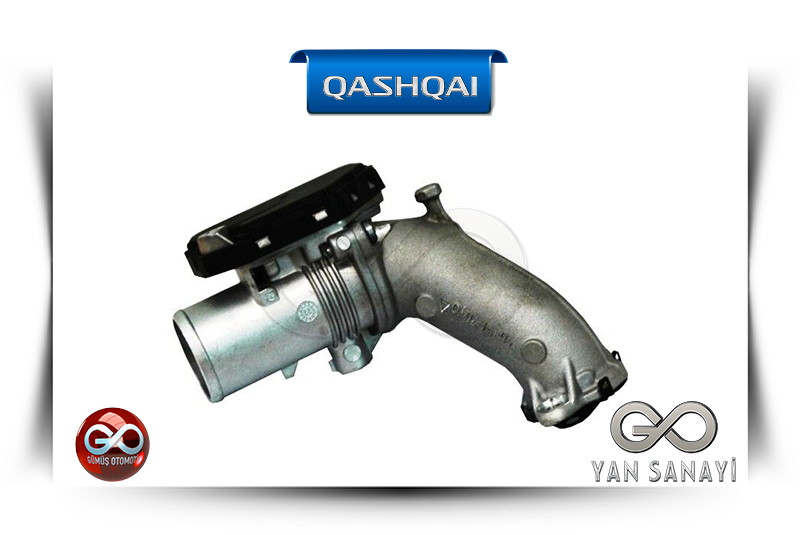 14469-00QAD<br>TURBO ŞARJ SOĞUTMA ÜNİTESİ<br>QASHQAI-J10E-K9K-1500 cc  DİZEL - Gümüş Otomotiv