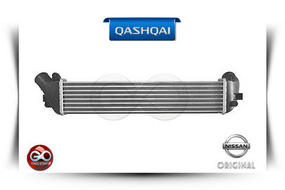 Intercooler radyatörü 14461-JD51B, yandan görünüşlü metal ızgaralı