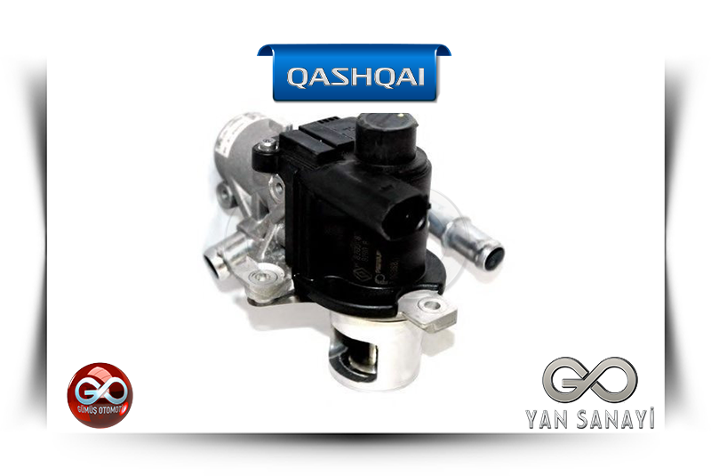 14710-00Q0D<br>EGR GAZ DÖNÜŞÜM VANASI<br>QASHQAI - J10E - K9K - 1500 cc  DİZEL - Gümüş Otomotiv