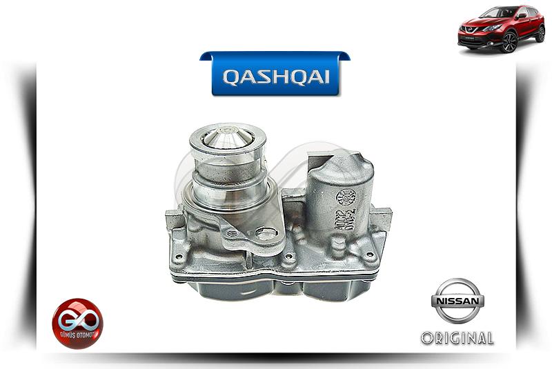 14710-00Q1B<br> EGR GAZ DÖNÜŞÜM VANASI<br> QASHQAI-J11E-R9M-1600 cc DİZEL - Gümüş Otomotiv