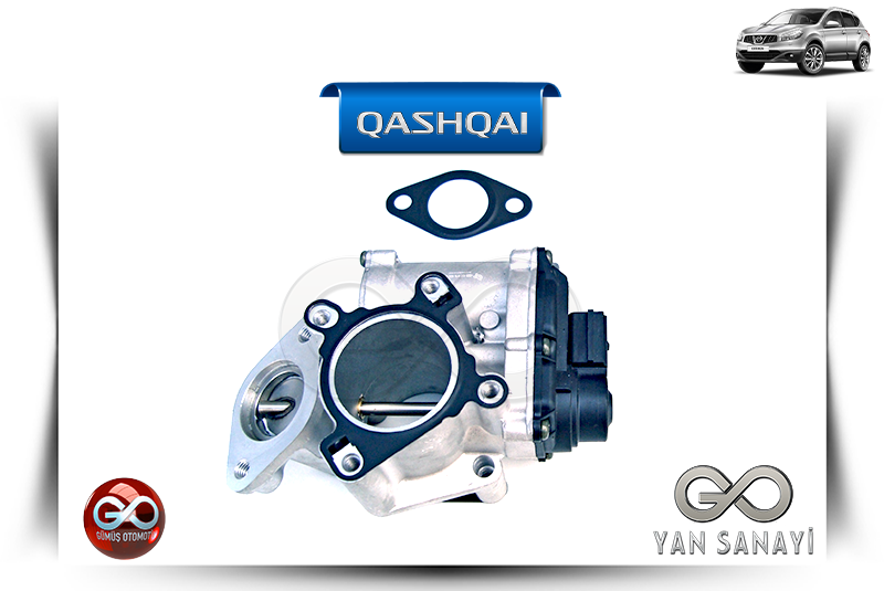 14956-00Q1A<br> EGR VALF<br> QASHQAI - J10E - MR20DE - 2000 cc DİZEL - Gümüş Otomotiv