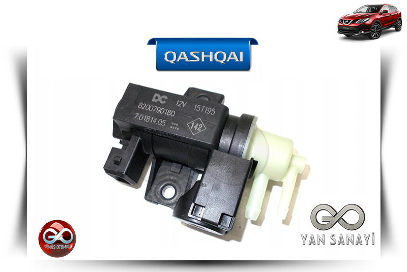 14956-00Q1M<br> VAKUM SELENOİD VALF<br> QASHQAI-J11E-K9K-1500 cc DİZEL - Gümüş Otomotiv