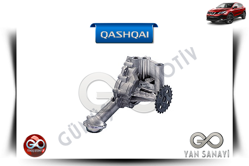 15010-00Q2H<br> KOMPLE YAĞ POMPASI<br> QASHQAI-J11E-K9K-1500 cc DİZEL - Gümüş Otomotiv