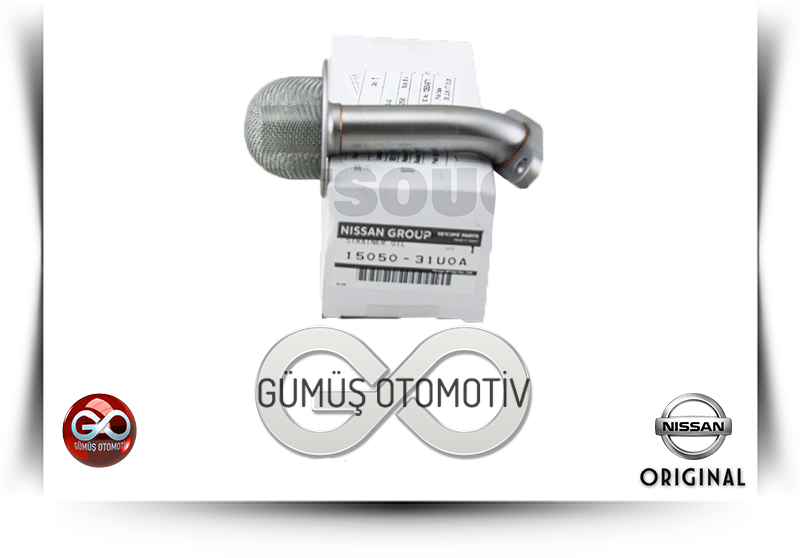 15050-31U00<br>YAĞ KARTER SÜZGEÇİ<br>MAXIMA = A32 = VQ20DE = 2000 cc = BENZİNLİ - Gümüş Otomotiv