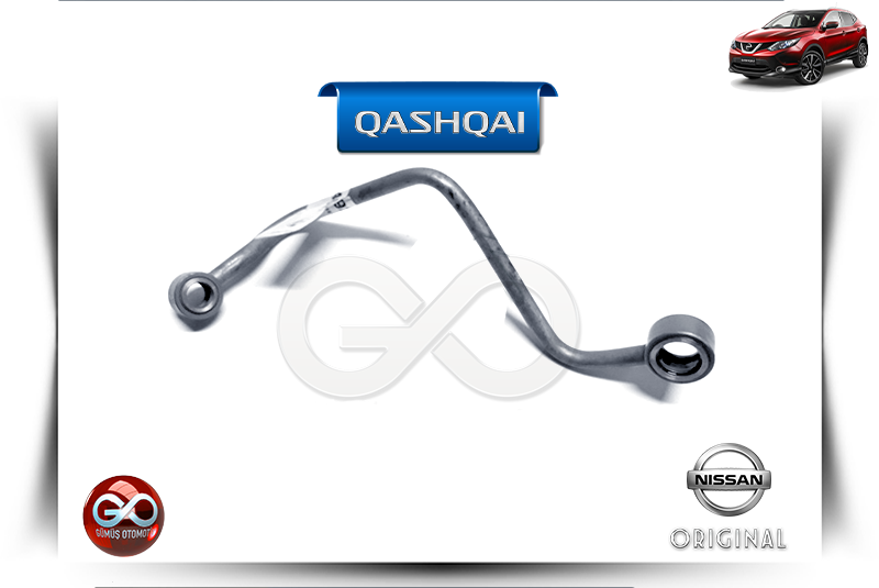 15192-00Q1F<br> TURBO ŞARJ YAĞLAMA BORUSU<br> QASHQAI - J11E - HRA2DDT - 1200 cc  BENZİNLİ - Gümüş Otomotiv