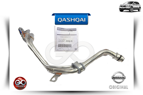 15197-00QAB<br> TURBO ŞARJ KOMPRESÖR ÇIKIŞ BORUSU<br> QASHQAI - J10E - MR20DE - 2000 cc DİZEL - Gümüş Otomotiv