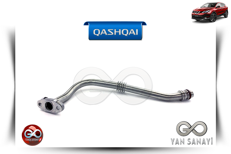 15198-00Q0G<br> TURBO ŞARJ YAĞ BORUSU<br> QASHQAI - J11E - HRA2DDT - 1200 cc  BENZİNLİ - Gümüş Otomotiv