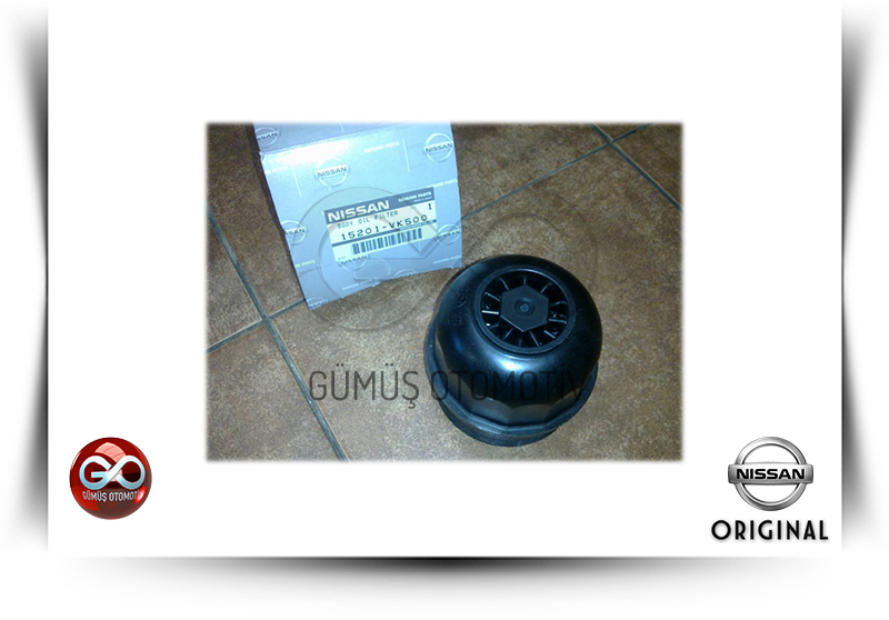 15201-VK500<br>YAĞ FİLTRESİ HAZNE KAPAĞI<br>PICK UP = ND22 = YD25DDTI = 2500 cc = DİZEL - Gümüş Otomotiv