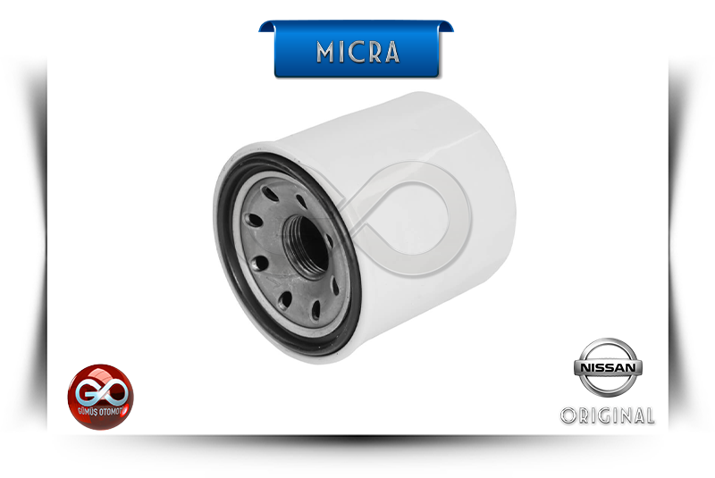 15208-1HC0A<br>YAĞ FİLTRESİ<br>MICRA = K13E = HR12DE = 1200 cc = BENZİNLİ - Gümüş Otomotiv