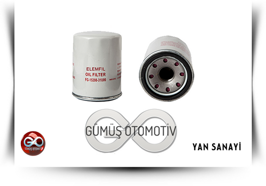 15208-31U00<br>YAĞ FİLTRESİ<br>MAXIMA = A32 = VQ20DE = 2000 cc = BENZİNLİ - Gümüş Otomotiv