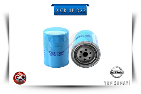15208-43G00<br>YAĞ FİLTRESİ<br>PICK UP>>D22>>TD27>>2700 cc  DİZEL - Gümüş Otomotiv