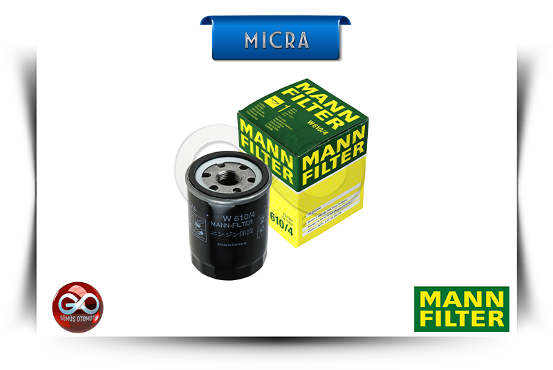 15208-70J00<br>YAĞ FİLTRESİ<br>MICRA = K12E = CR12DE = 1200 cc = BENZİNLİ - Gümüş Otomotiv