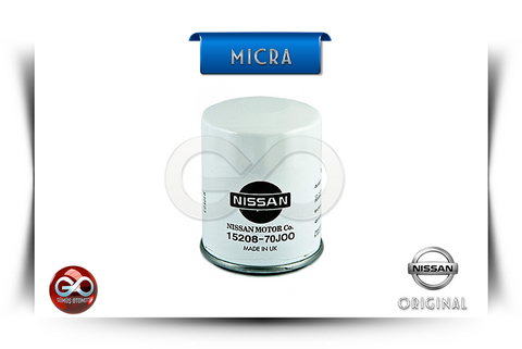 15208-70J00<br>YAĞ FİLTRESİ<br>MICRA-K11E-CG13DE-1300 cc BENZİNLİ - Gümüş Otomotiv