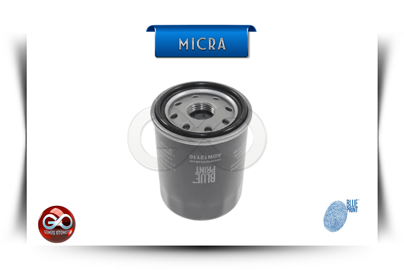 15208-70J00<br>YAĞ FİLTRESİ<br>MICRA-K11E-CG13DE-1300 cc BENZİNLİ - Gümüş Otomotiv