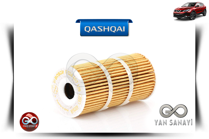 15209-00Q0G<br> YAĞ FİLTRESİ<br> QASHQAI-J11E-R9M-1600 cc DİZEL - Gümüş Otomotiv