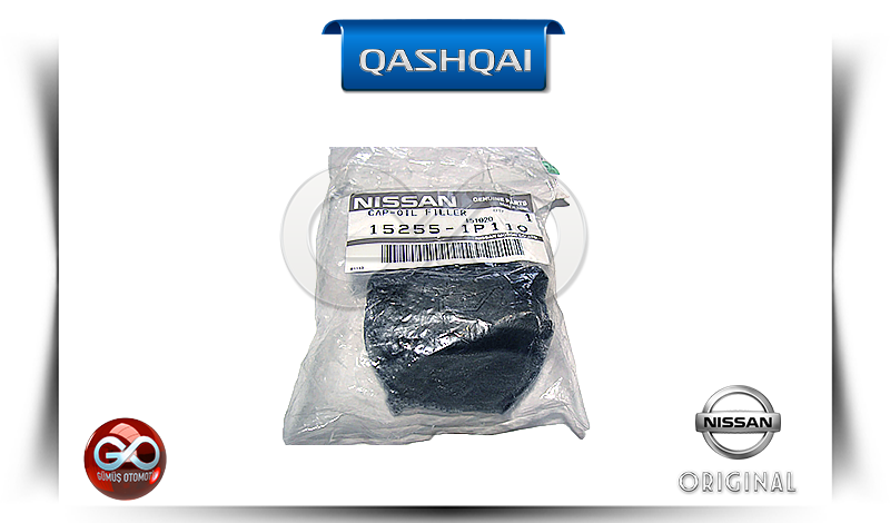 15255-1P110<br>MOTOR YAĞ KOYMA KAPAĞI<br>QASHQAI - J10E - HR16DE - 1600 cc  BENZİNLİ - Gümüş Otomotiv