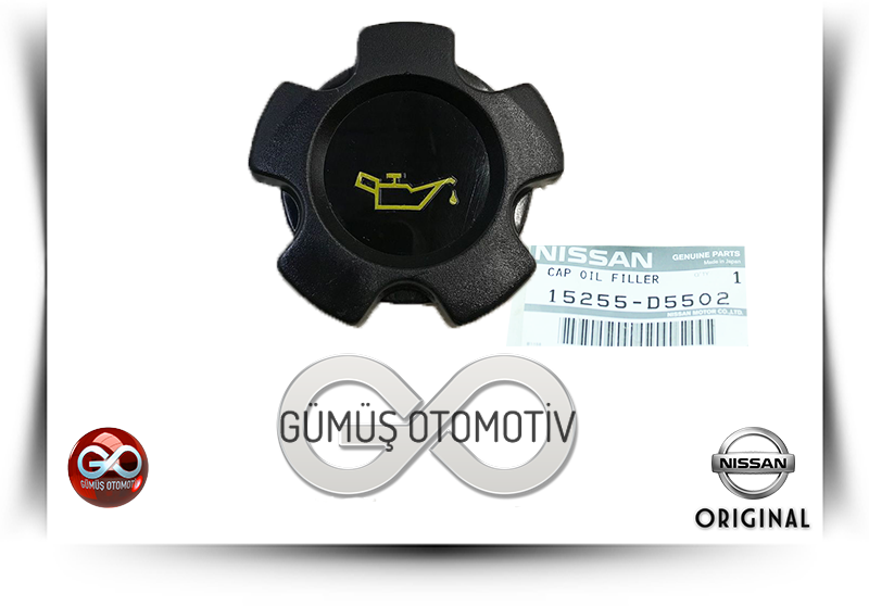 15255-D5501<br>MOTOR YAĞ KOYMA KAPAĞI<br>PICK UP>>D22>>TD27>>2700 cc  DİZEL - Gümüş Otomotiv