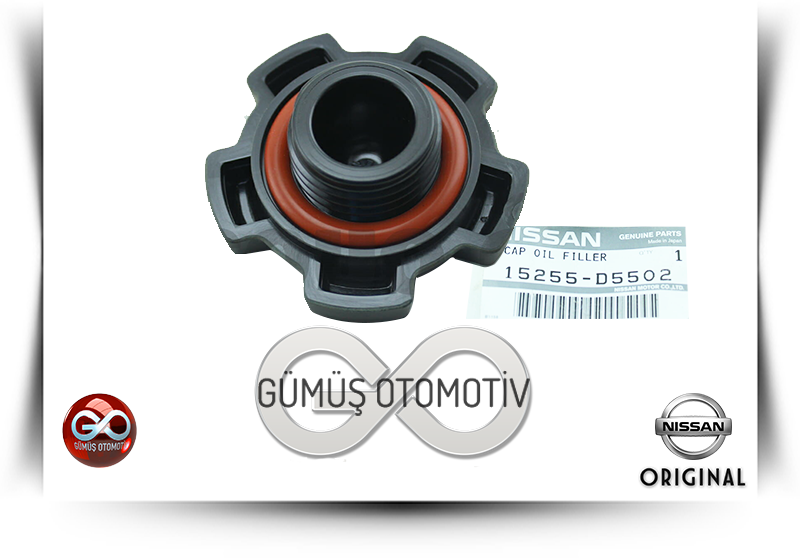 15255-D5501<br>MOTOR YAĞ KOYMA KAPAĞI<br>PICK UP>>D22>>TD27>>2700 cc  DİZEL - Gümüş Otomotiv