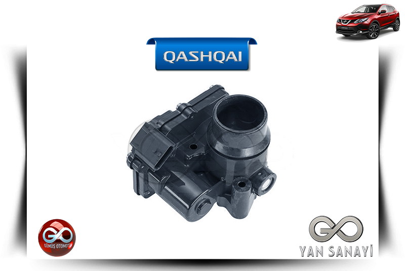 16118-00Q0G<br> BOĞAZ KELEBEĞİ<br> QASHQAI-J11E-R9M-1600 cc DİZEL - Gümüş Otomotiv