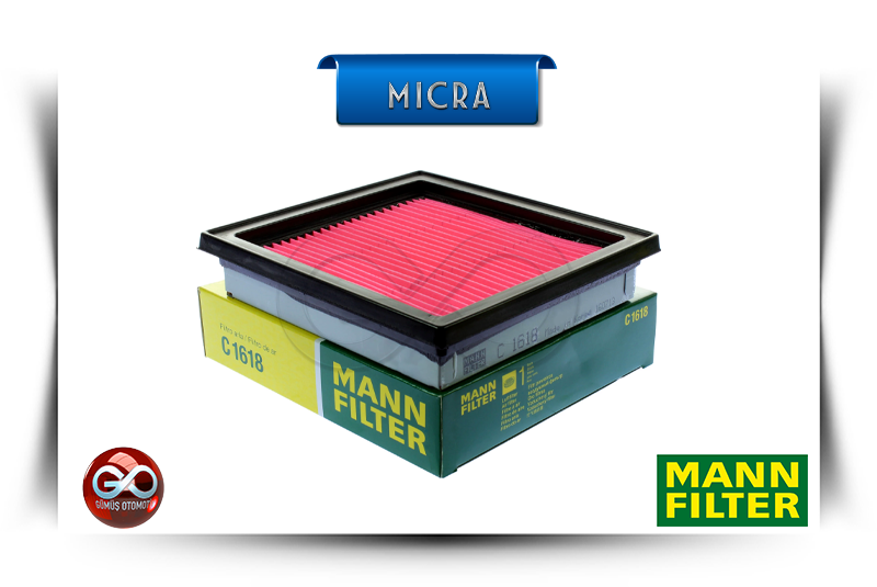 16546-0U800<br>HAVA FİLTRESİ <br>MICRA-K11E-CG13DE-1300 cc BENZİNLİ - Gümüş Otomotiv