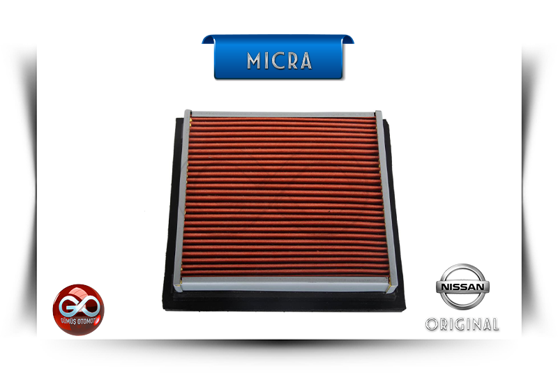 16546-0U800<br>HAVA FİLTRESİ <br>MICRA-K11E-CG13DE-1300 cc BENZİNLİ - Gümüş Otomotiv