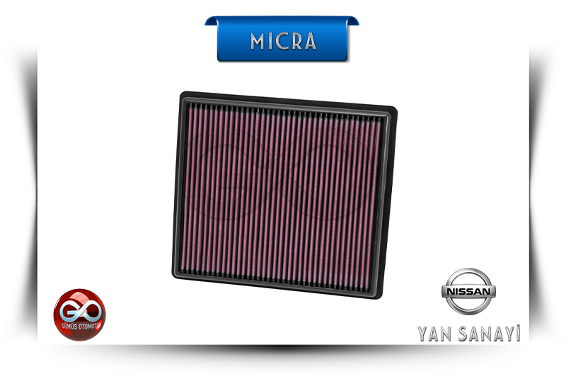 16546-AX600<br>HAVA FİLTRESİ <br>MICRA = K12E = CR12DE = 1200 cc = BENZİNLİ - Gümüş Otomotiv