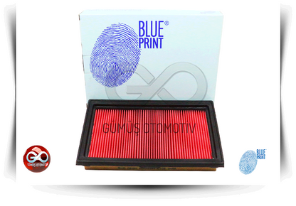BLUE PRINT ambalajlı hava filtresi, kırmızı pliseli