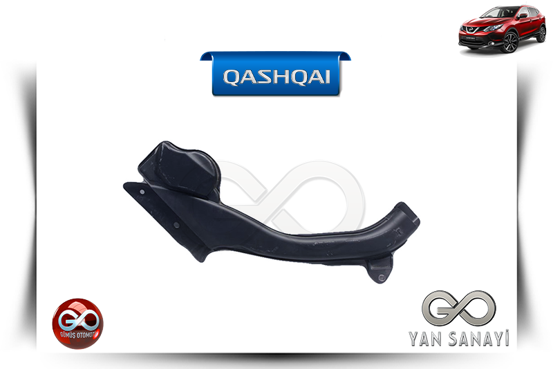 16554-4ED0A<br>HAVA FİLTRE EMİŞ BORUSU<br>QASHQAI - J11E - HRA2DDT - 1200 cc BENZİNLİ - Gümüş Otomotiv