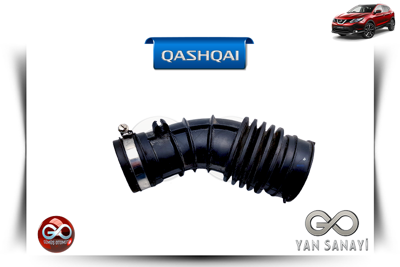 16576-4EA0A<br> HAVA FİLTRE EMİŞ BORUSU<br> QASHQAI-J11E-K9K-1500 cc DİZEL - Gümüş Otomotiv