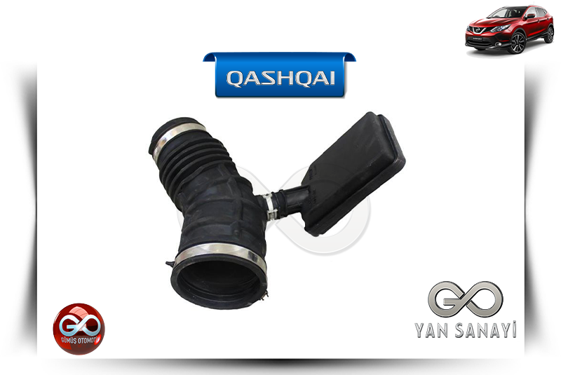 16576-4EB0A<br> HAVA FİLTRE GİRİŞ BORUSU<br> QASHQAI-J11E-R9M-1600 cc DİZEL - Gümüş Otomotiv