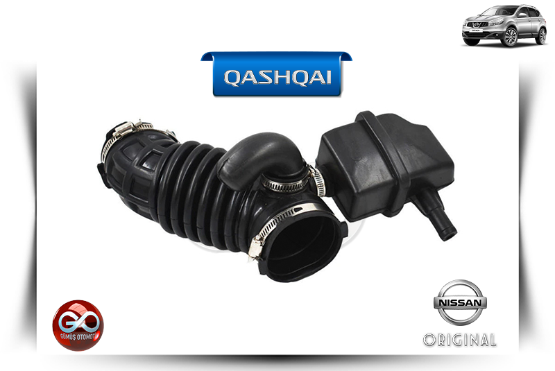 16576-JD200<br>MOTOR HAVA EMME BORUSU<br> QASHQAI - J10E - MR20DE - 2000 cc DİZEL - Gümüş Otomotiv