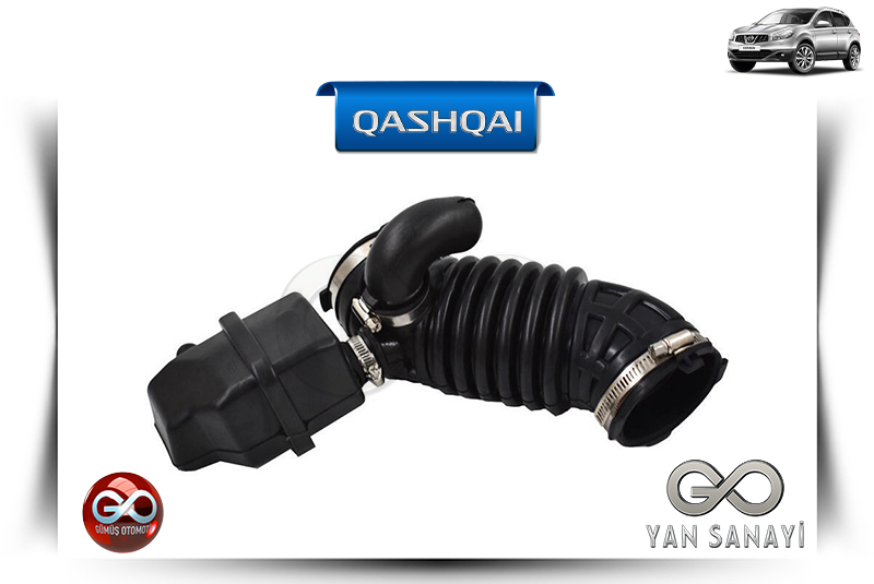 16576-JD200<br>MOTOR HAVA EMME BORUSU<br> QASHQAI - J10E - MR20DE - 2000 cc DİZEL - Gümüş Otomotiv