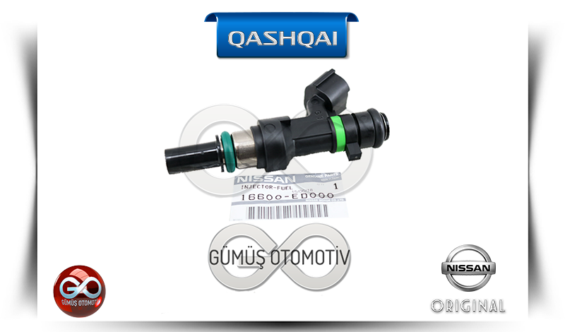 16600-ED000<br>BENZİN ENJEKTÖRÜ<br>QASHQAI | J10E | HR16DE | 1600 cc  BENZİNLİ - Gümüş Otomotiv