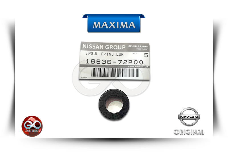 16636-73P00<br>BENZİN ENJEKTÖR MONTAJ LASTİĞİ<br>MAXIMA-A32-VQ20DE-2000 cc -BENZİNLİ - Gümüş Otomotiv