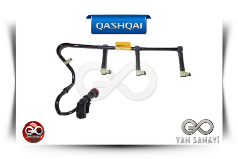 16671-00QAK<br>MAZOT GERİ DÖNÜŞ BORUSU<br>QASHQAI-J10-K9K-1500 cc  DİZEL - Gümüş Otomotiv