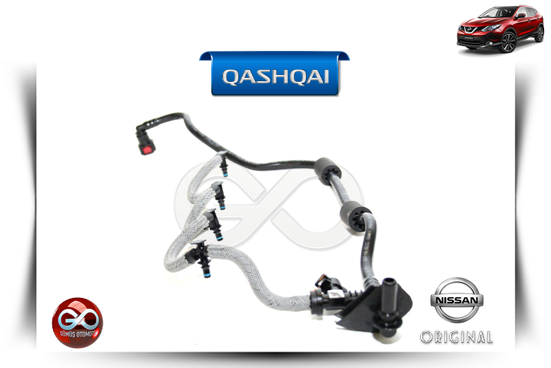 16671-00QAV<br> MAZOT GERİ DÖNÜŞÜM BORUSU<br> QASHQAI-J11E-R9M-1600 cc DİZEL - Gümüş Otomotiv