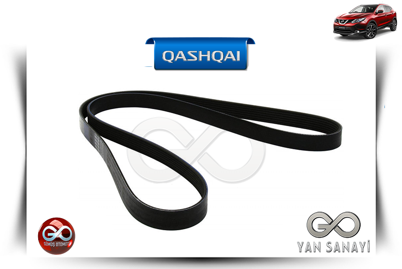 16806-00Q2D<br> TRİGER KAYIŞI<br> QASHQAI-J11E-K9K-1500 cc DİZEL - Gümüş Otomotiv
