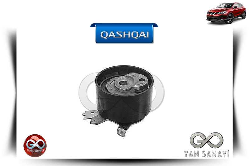 13024-00Q0F<br> TRİGER KAYIŞI GERGİ RULMANI<br> QASHQAI-J11E-K9K-1500 cc DİZEL - Gümüş Otomotiv