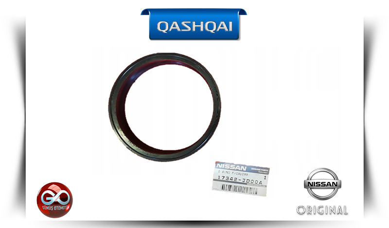 17342-5M303<br> MAZOT DEPO ŞAMANDIRA KAPAK CONTASI<br> QASHQAI - J10E - MR20DE - 2000 cc DİZEL - Gümüş Otomotiv