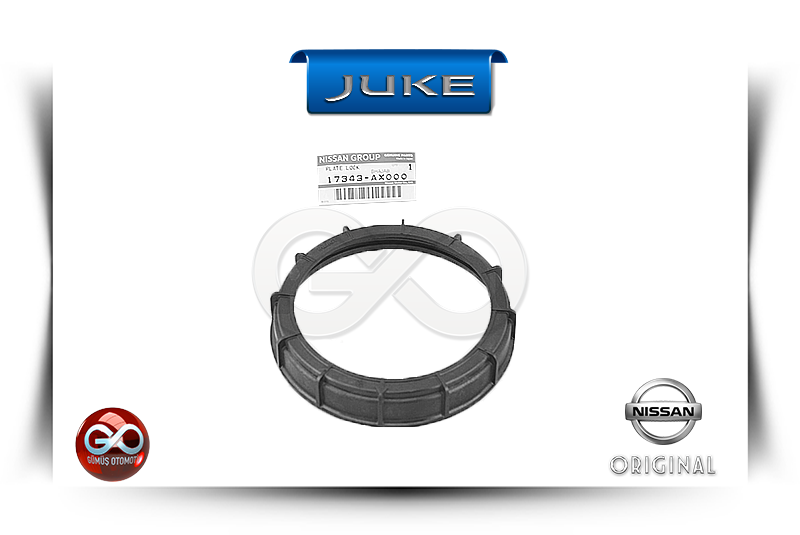 17343-AX000<br>MAZOT DEPO ŞAMANDIRA KAPAĞI<br>JUKE-F15E-K9K-1500 cc DİZEL - Gümüş Otomotiv
