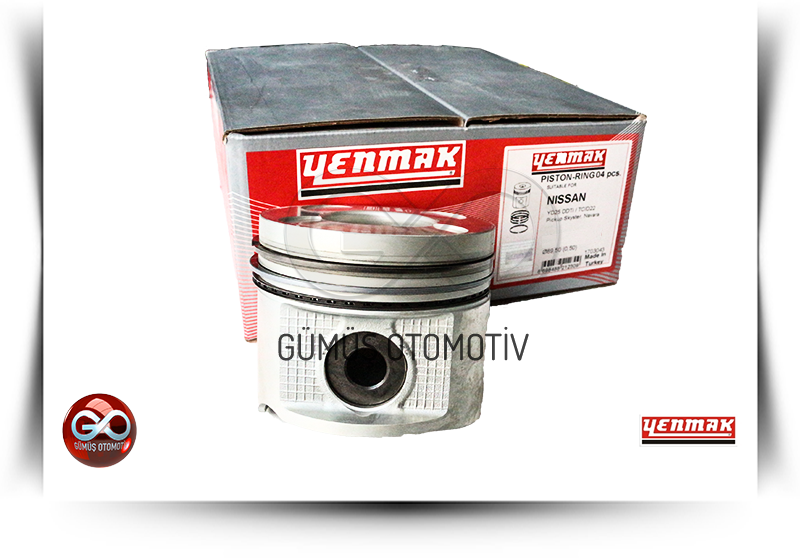 A2010-VK50A<br>PİSTON >>STD >>TAKIM <br>PICK UP >>ND22 >>YD25DDTI >>2500 cc  DİZEL - Gümüş Otomotiv