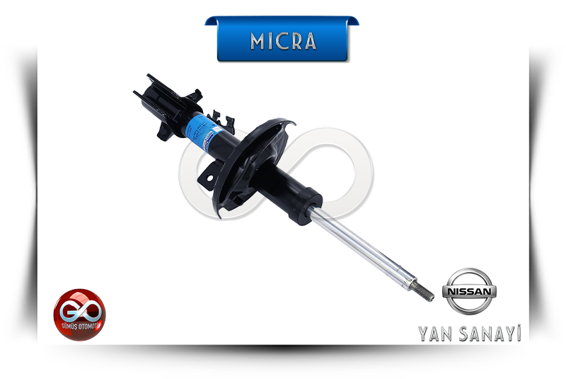 54302-AX626<br>ÖN AMORTİSÖR = SAĞ<br>MICRA = K12E = CR12DE = 1200 cc = BENZİNLİ - Gümüş Otomotiv