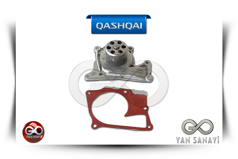 21010-00Q0M<br>DEVİRDAİM "SU POMPASI-2. VRSYN"<br>QASHQAI-J10E-K9K-1500 cc DİZEL - Gümüş Otomotiv