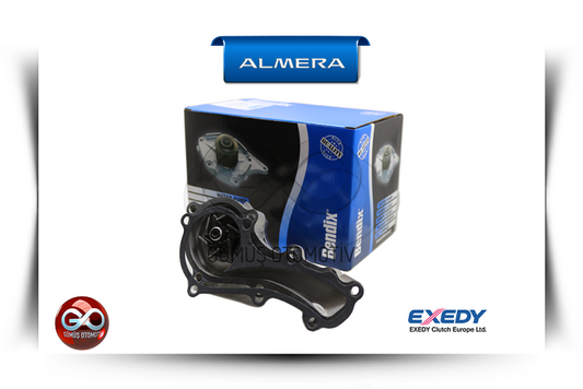 21010-9F605<br>SU POMPASI  "DEVİRDAİM"<br>ALMERA-N16E-QG15DE-1500 cc BENZİNLİ - Gümüş Otomotiv